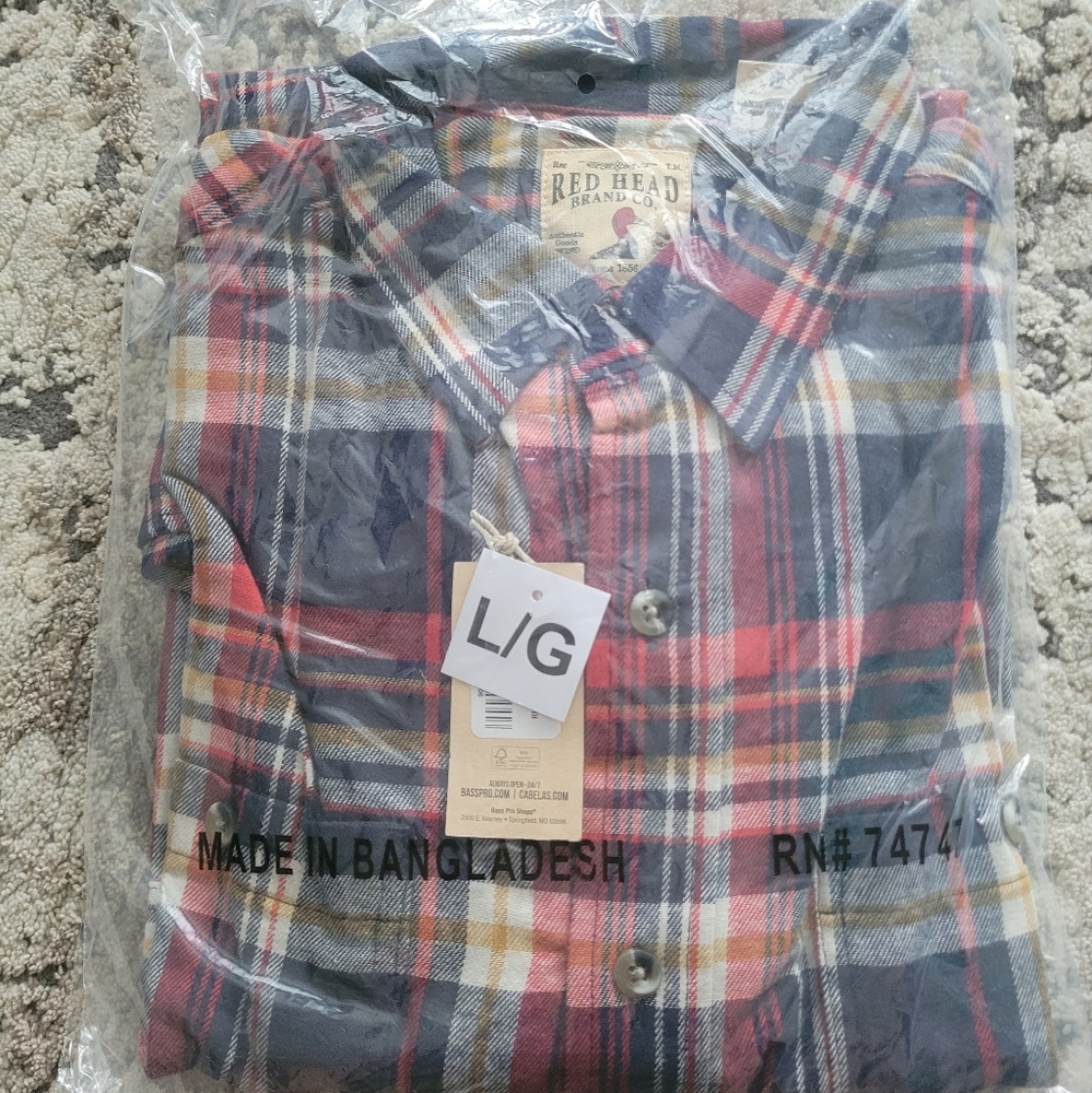 Large Flannel Shirt NWT